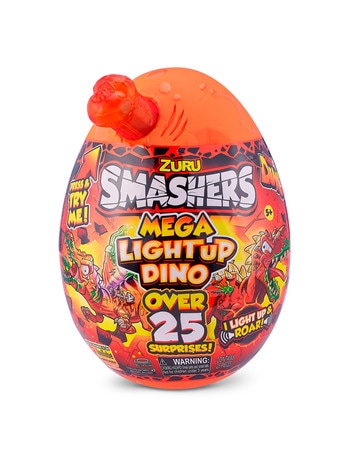 Smashers Mega Light Up Dino Egg, Assorted product photo