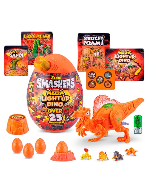 Smashers Mega Light Up Dino Egg, Assorted product photo View 06 L