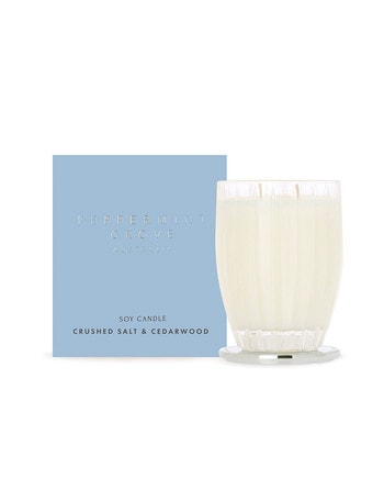 Peppermint Grove Candle, 370g, Crushed Salt & Cedarwood product photo