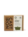 Capital Kitchen Element Cast Iron Casserole, Green, 20cm, 2.4L product photo View 03 S