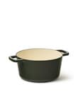 Capital Kitchen Element Cast Iron Casserole, Green, 24cm, 4L product photo View 02 S