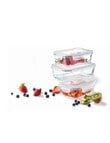 Cuisine::pro Pure Glass Storage Container, Set of 3 product photo View 02 S
