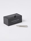 Laidlaw + Leeds Tie Bar, Matte Silver product photo