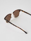 Gasoline Tortoiseshell Sunglasses, Brown product photo View 03 S