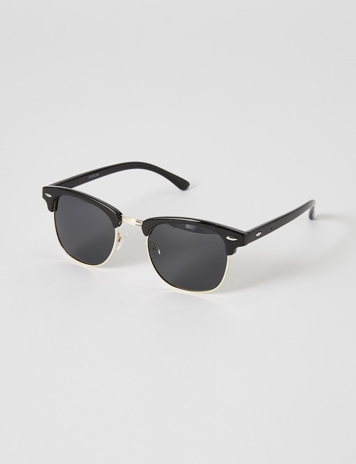 Gasoline Frameless Sunglasses, Shiny Black product photo