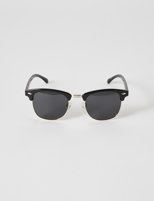 Gasoline Frameless Sunglasses, Shiny Black product photo View 02 L