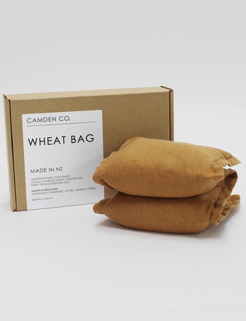 Camden Co Wheat Bag, Linen Terracotta product photo