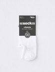 NZ Sock Co. Mesh Coolmax Cotton Liner Sock, White product photo View 02 S