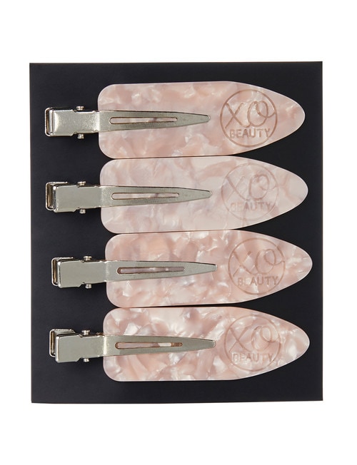 xoBeauty Hair Clips, 4-Pack, All Day Rose product photo View 02 L