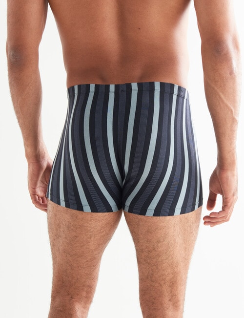 Jockey Skants Stripe Trunk, 2-Pack, Grey & Green product photo View 03 L