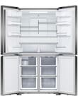 Fisher & Paykel 605L Quad Door Fridge With Ice & Water, Black, RF605QZUVB1 product photo View 03 S