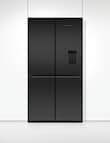 Fisher & Paykel 605L Quad Door Fridge With Ice & Water, Black, RF605QZUVB1 product photo View 05 S