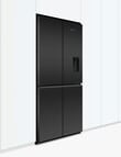 Fisher & Paykel 605L Quad Door Fridge With Ice & Water, Black, RF605QZUVB1 product photo View 06 S