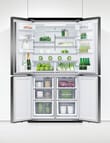 Fisher & Paykel 605L Quad Door Fridge With Ice & Water, Black, RF605QZUVB1 product photo View 07 S