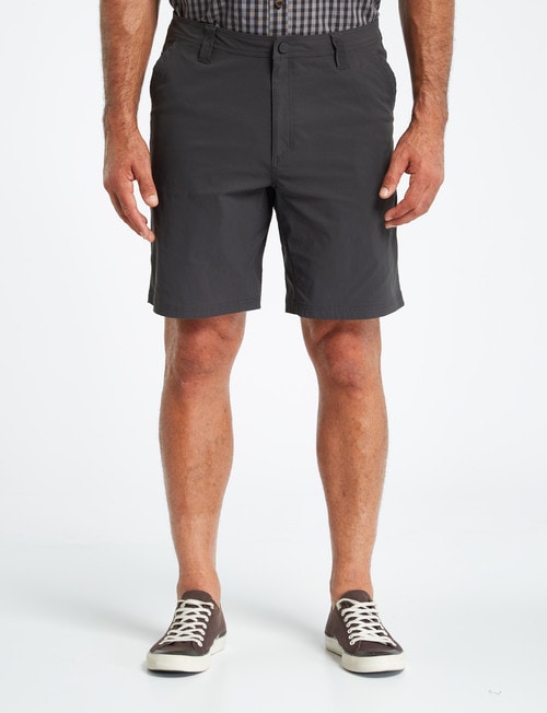 Kauri Trail Technical Explorer Cargo Short, Charcoal product photo