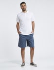 Chisel Elastic Waist Cargo Short, Light Blue product photo View 03 S
