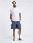 Chisel Elastic Waist Cargo Short, Light Blue product photo View 03 S