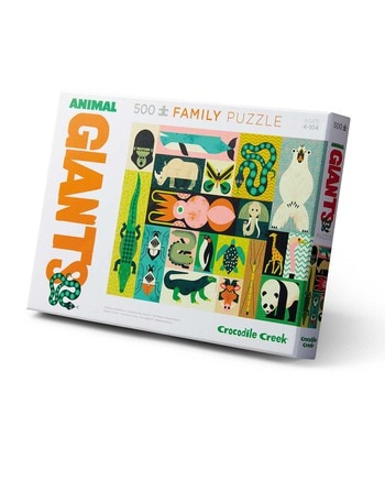 Crocodile Creek Family Puzzle Animal Giants, 500-Piece product photo