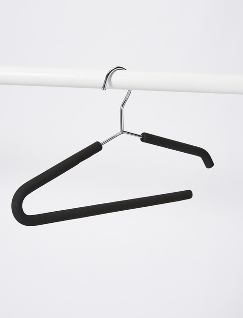 Haven Essentials Cintre Foam Hanger with Black Bar, Set-of-2 product photo View 02 L