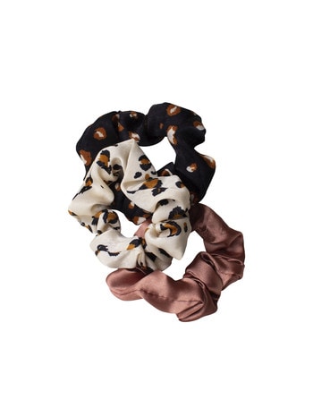 Adorn by Mae Elastics Scrunches, Stay Wild, Set-of-3 product photo