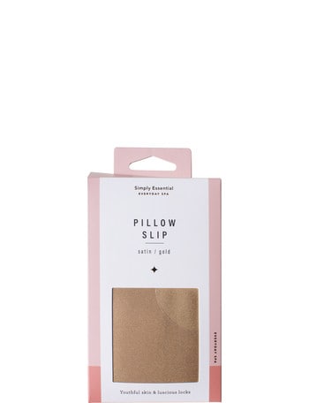 Simply Essential Satin Pillow Slip, Gold product photo