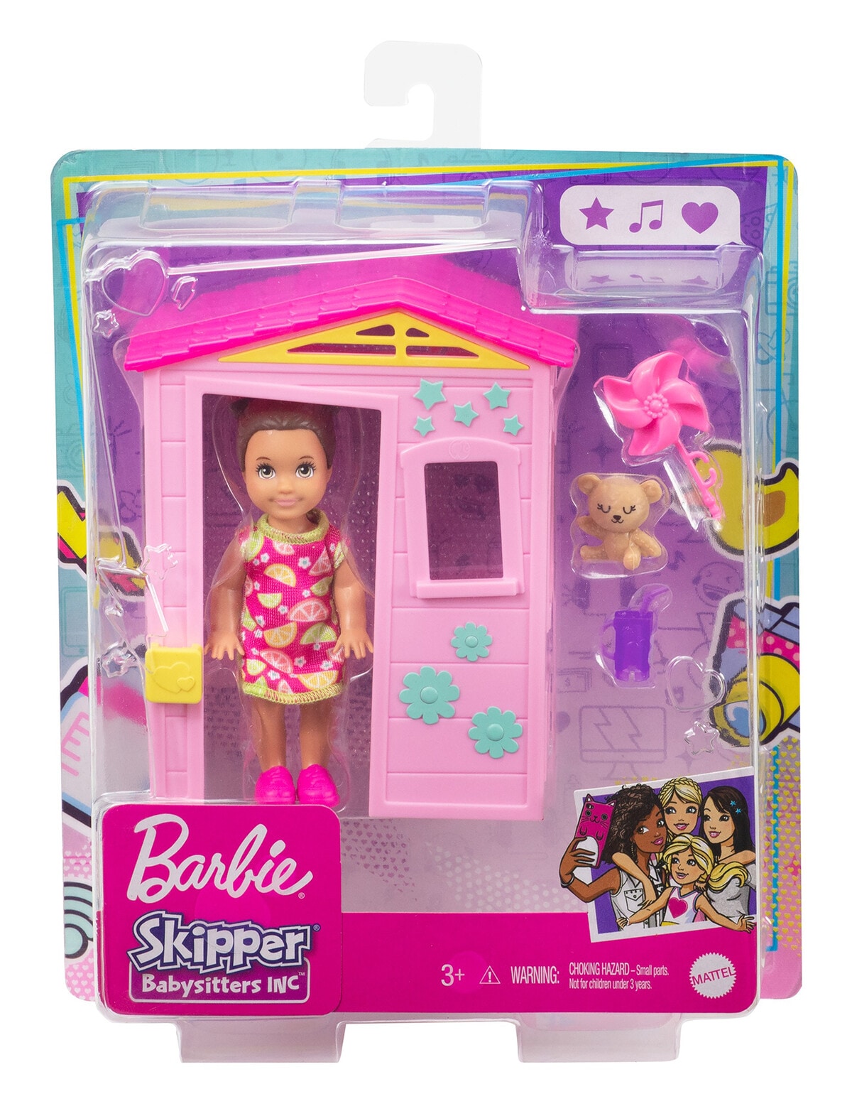 Barbie Skipper Doll & Playset with Accessories, Babysitting Set Themed to  Mealtime, Color-Change Toy Play