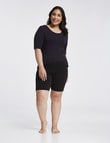 Bodycode Curve Ballet-Sleeve Slimline Top, Eclipse product photo View 03 S
