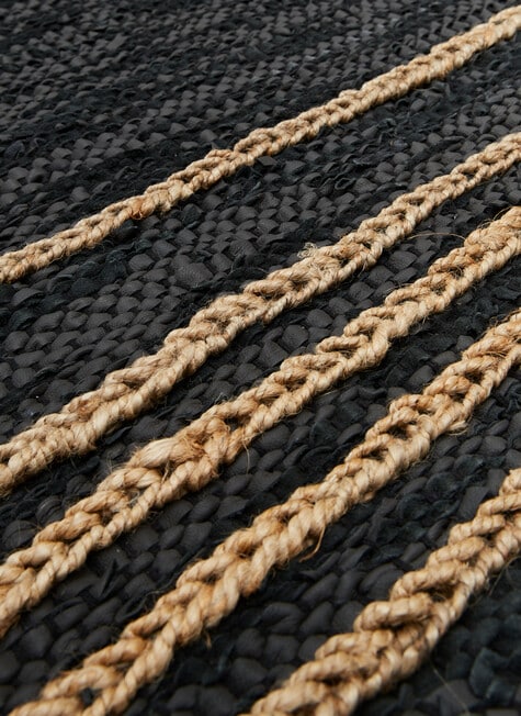 M&Co Leather & Jute Rug, 160x230cm product photo View 02 L