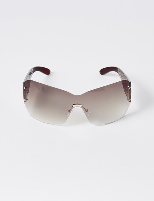 Whistle Accessories Bali Sunglasses, Brown product photo View 02 L