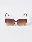 Whistle Accessories Tenerife Sunglasses, Brown product photo View 02 S