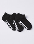 Bonds Logo Low-Cut Sock, 3-Pack, Black product photo