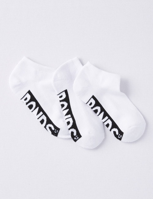 Bonds Logo Low-Cut Sock, 3-Pack, White product photo