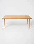 LUCA Furniture Amalfi Dining Table 1.9m, Natural product photo View 02 S