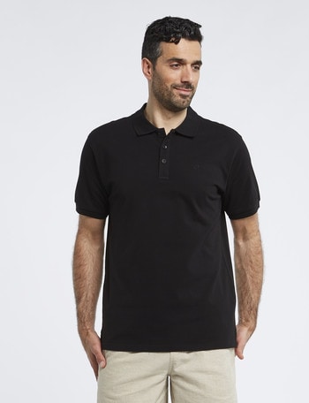 Chisel Ultimate Short-Sleeve Polo, Black product photo