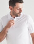 Chisel Ultimate Polo Shirt, White product photo