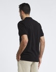 Chisel Ultimate Short-Sleeve Polo, Black product photo View 02 S