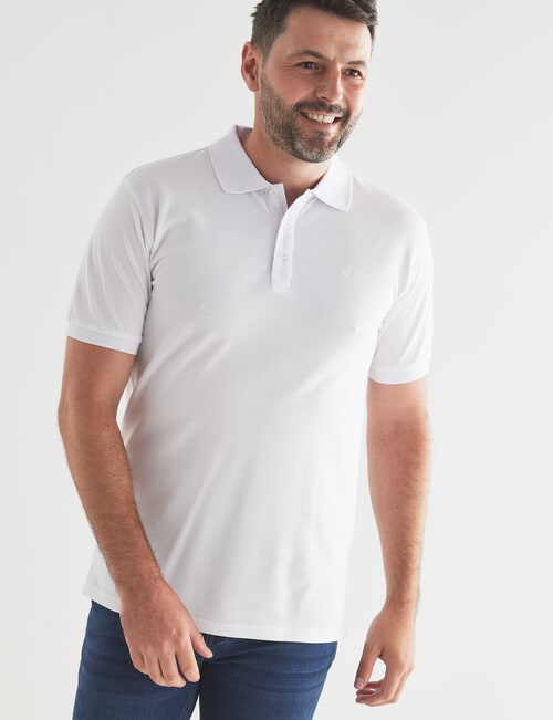 Chisel Ultimate Polo Shirt, White - T-shirts, Singlets & Polos