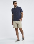 Chisel Ultimate Short-Sleeve Polo, Navy Marle product photo View 03 S