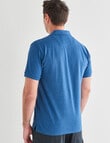 Chisel Ultimate Short-Sleeve Polo, Blue Marle product photo View 02 S