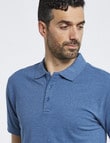 Chisel Ultimate Short-Sleeve Polo, Blue Marle product photo View 04 S