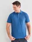 Chisel Ultimate Short-Sleeve Polo, Blue Marle product photo View 05 S