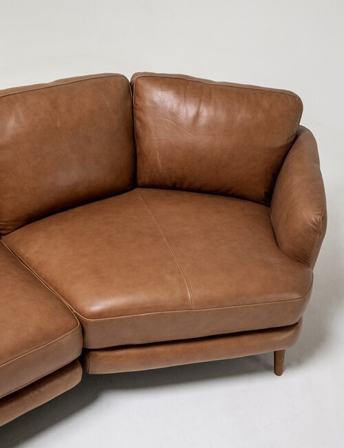 LUCA Zion 3.5 Seater with Right-Hand Curve, Toffee product photo View 03 L