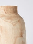 M&Co Wood Vase, Small product photo View 02 S