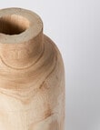 M&Co Wood Vase, Small product photo View 03 S
