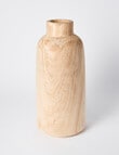 M&Co Wood Vase, Medium product photo