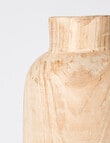 M&Co Wood Vase, Medium product photo View 02 S