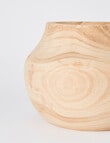 M&Co Wood Vase, Short product photo View 02 S