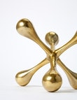 M&Co Jax Decorative Object, Gold, Large product photo View 02 S