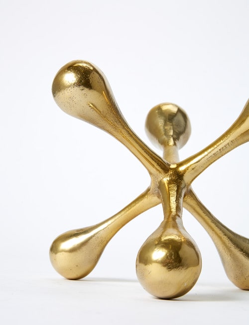 M&Co Jax Decorative Object, Gold, Large product photo View 02 L
