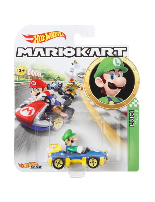 Hot Wheels Mario Kart Replica Diecast Vehicles, Assorted product photo View 02 L